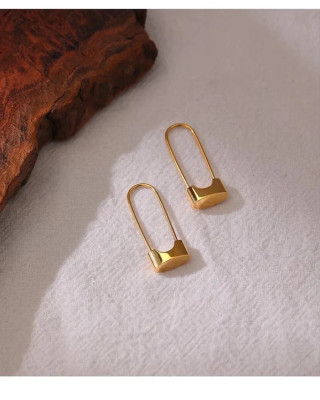 Обеци Safety pin