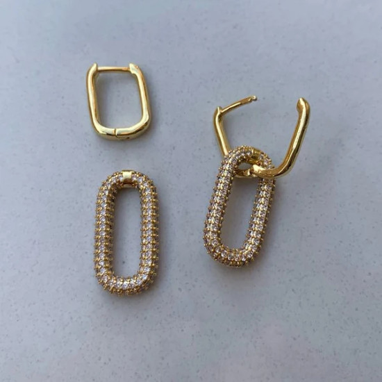 Обеци Zirconia hoops