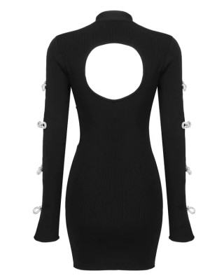 Рокля Bow in Black