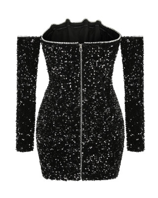 Рокля Sparkling Sequins