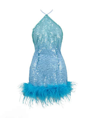 Рокля Blue Feather 