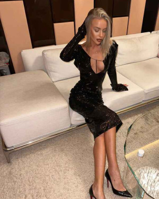 Рокля Glitter me in black